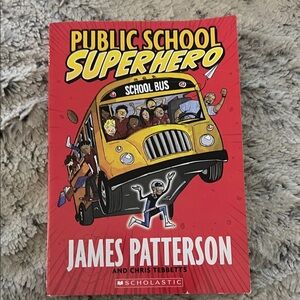 Scholastic Red and Yellow Public School Superhero Book
